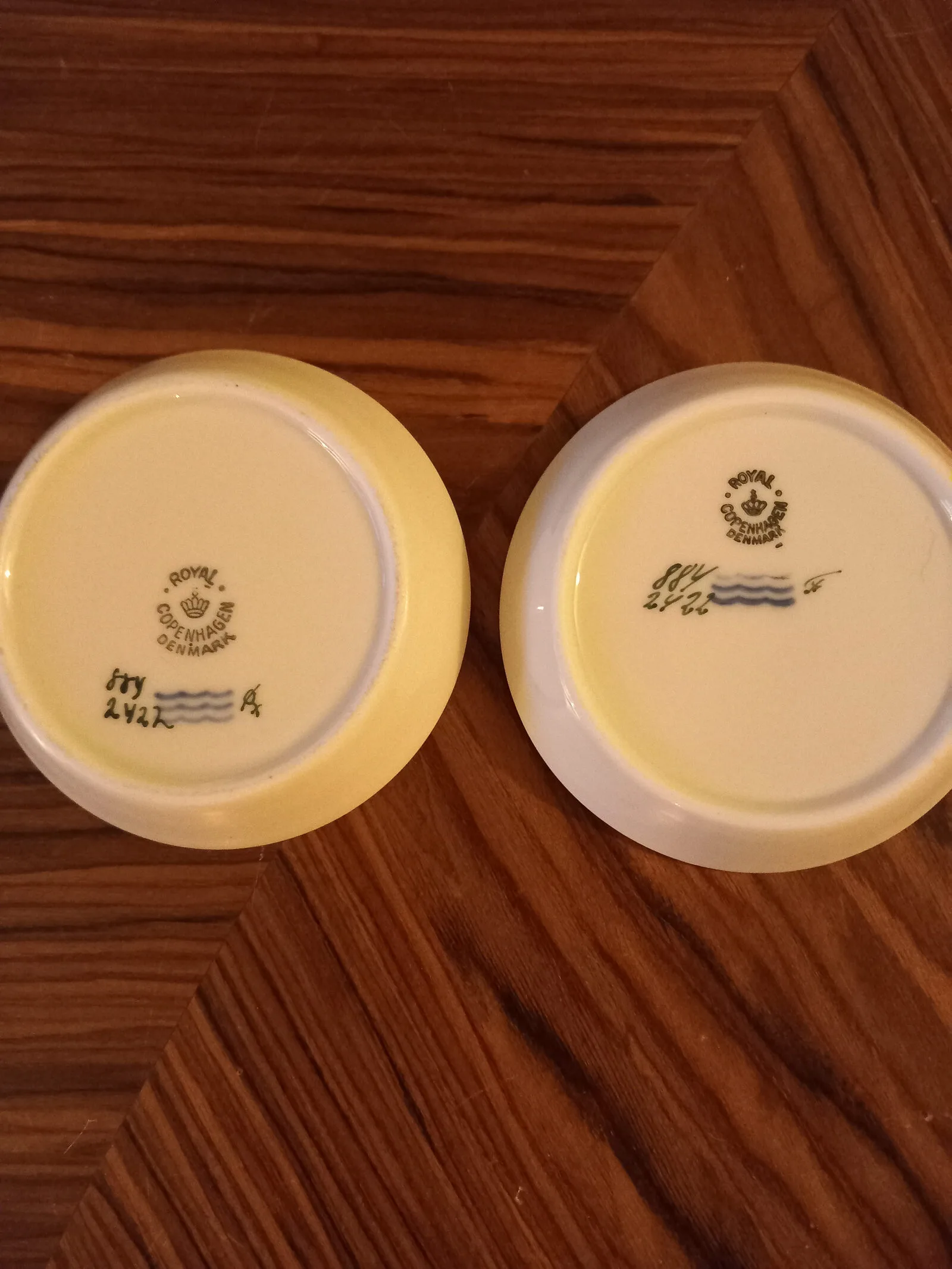 2X RC askebæger "Hjertegræs" – billede 2