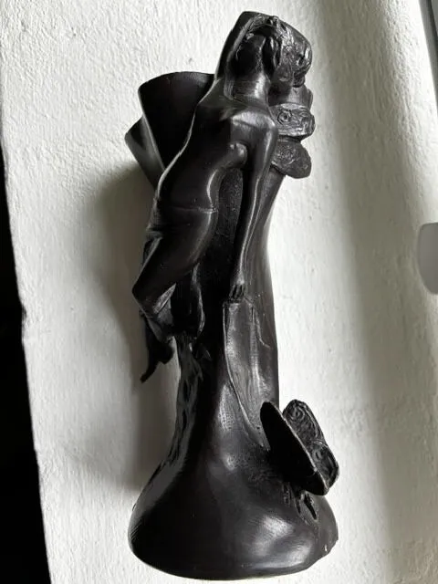 Bronzevase Art noveauu