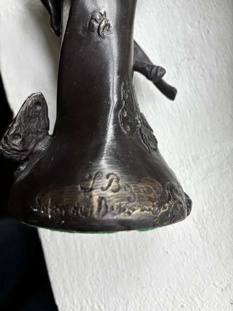 Bronzevase Art noveauu – billede 2
