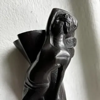 Bronzevase Art noveauu – billede 3
