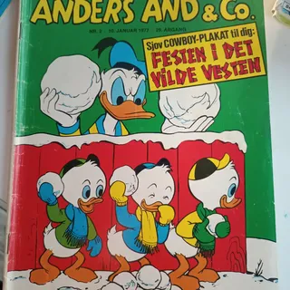 Anders And & Co. Nr. 2, 16. januar 1977 - Københavnske udgave