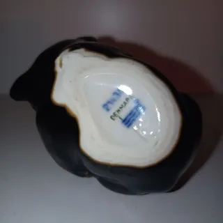 Royal Copenhagen porcelænsfigur af lekende sort bjørn – billede 2
