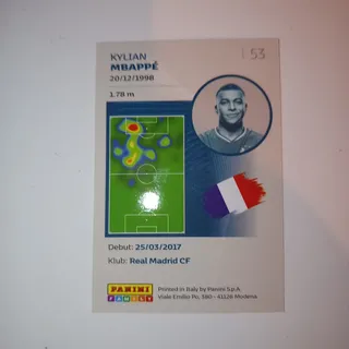 Fodbold samlekort Kylian Mbappé - Real Madrid CF – billede 2