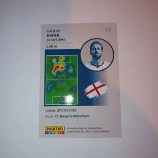 Samlekort med Harry Kane fra Panini - FC Bayern München – billede 2