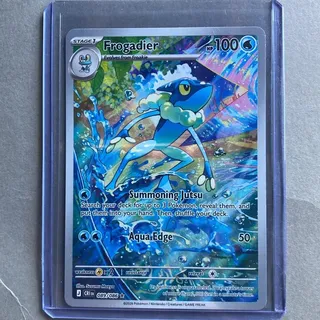 Frogadier Pokémon samlekort i sleeve