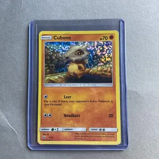 Pokémon samlekort Cubone i beskyttende etui