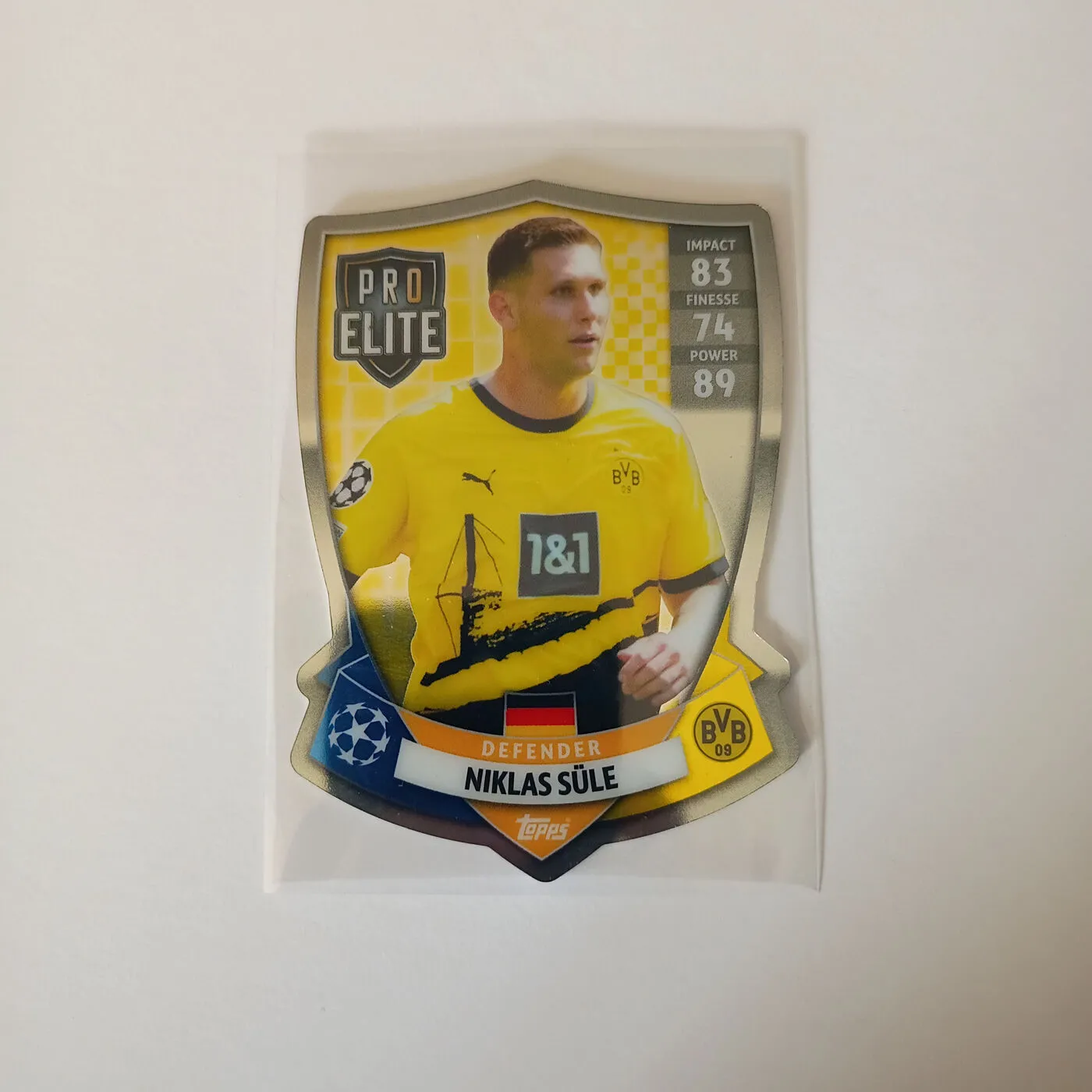 Panini Pro Elite Niklas Süle samlekort i sleeve