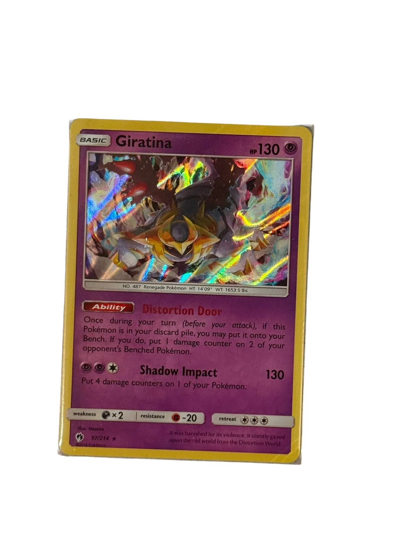 Pokémon Giratina Holo 97/214 – Lost Thunder