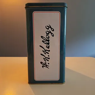 Vintage Kellogg's metal dåse til Toasted Corn Flakes – billede 2