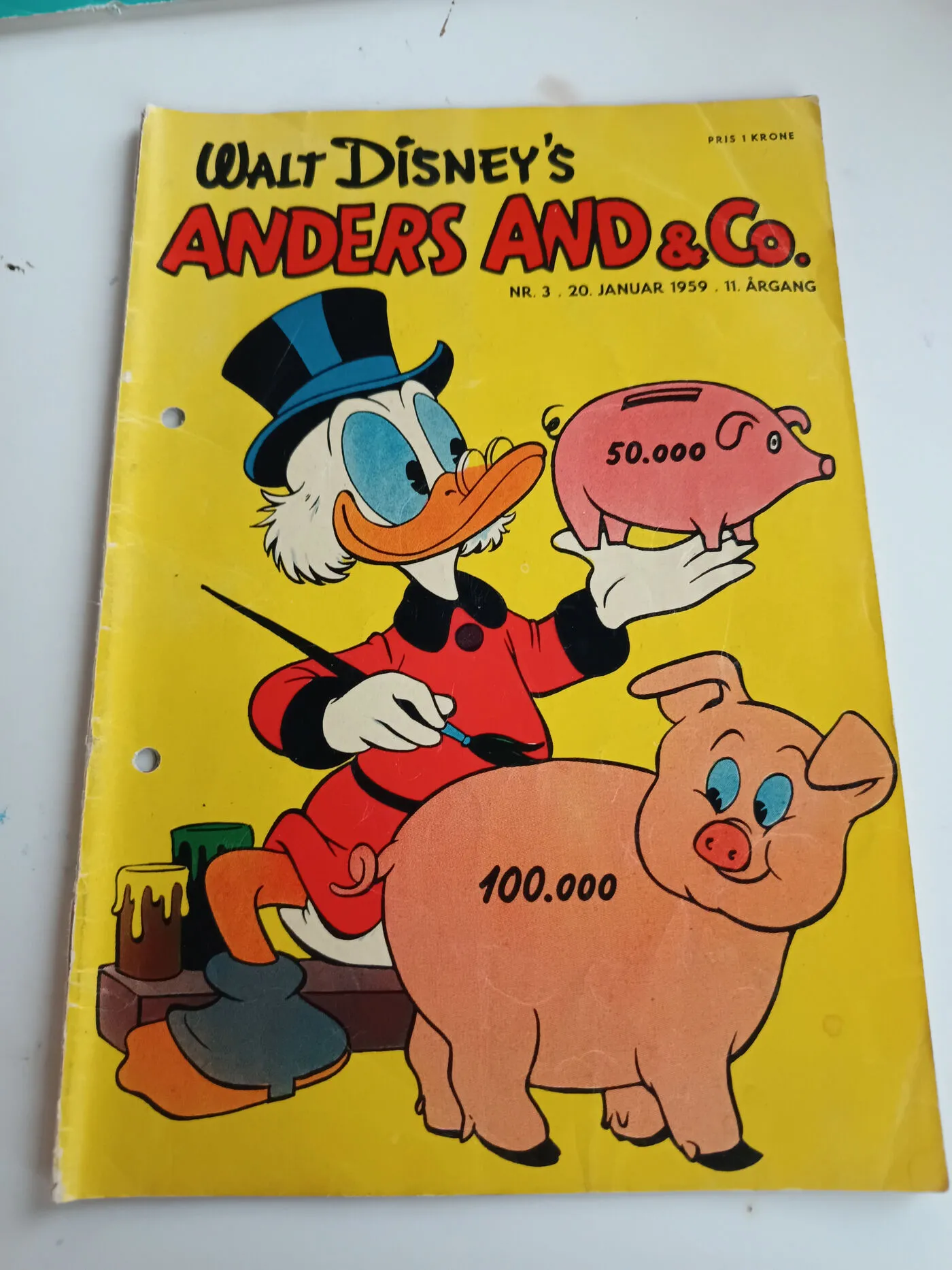 Walt Disney's Anders And & Co. nr. 3 – 20. januar 1959 (11. årgang) – billede 1