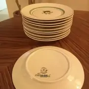 11x RC Dessert tallerkener "Hjærtegræs"