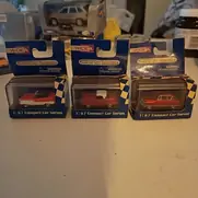 3 stk. 1:87 skalerede modelbiler i original Widea emballage