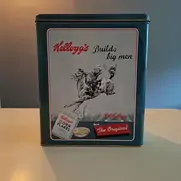 Vintage Kellogg's metal dåse til Toasted Corn Flakes