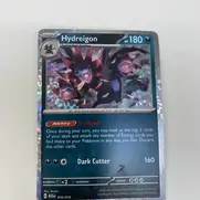 Pokémon Hydreigon holografisk samlekort i god stand