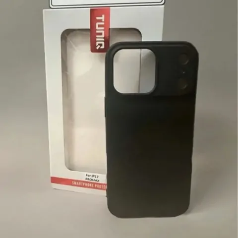 TUNIQ Sort Soft Touch Cover til iPhone 17 Pro Max